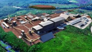 Projeto da mina da Potássio Brasil em Autazes da Brazil Potash.
