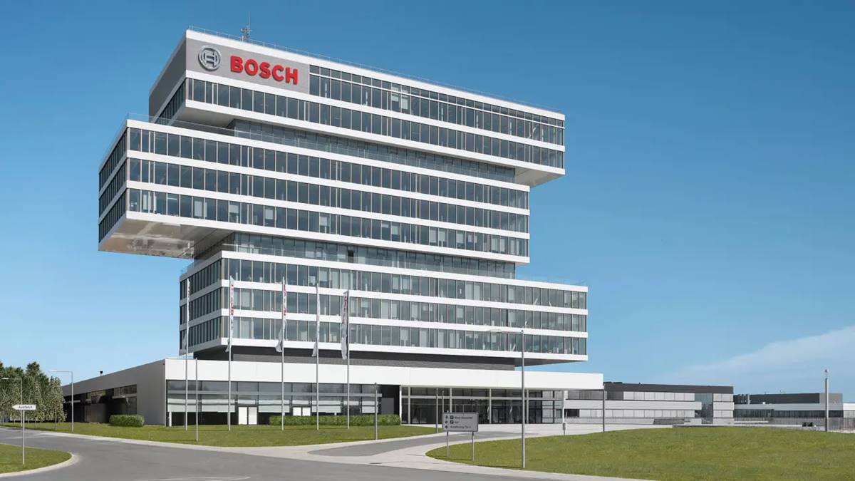 Imagem de unidade da Bosch no Brasil. Bosch sofre condenação milionária por fraude em perícias em SP