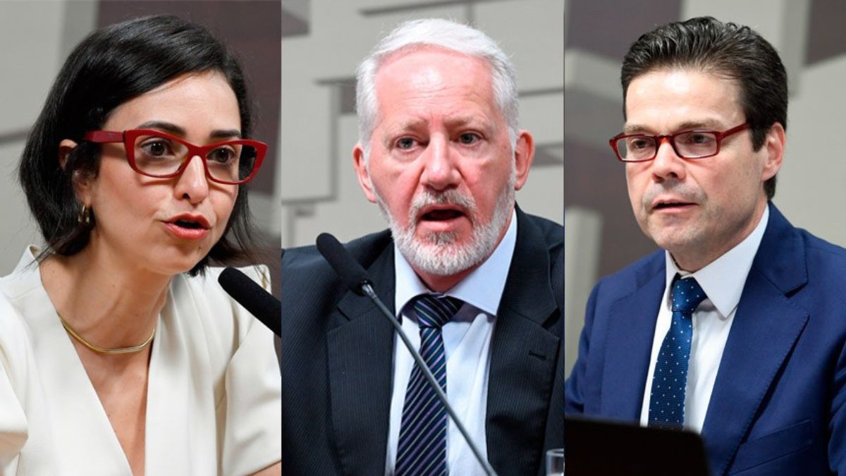Imagem dos três diretores indicados ao Banco Central do Brasil.
