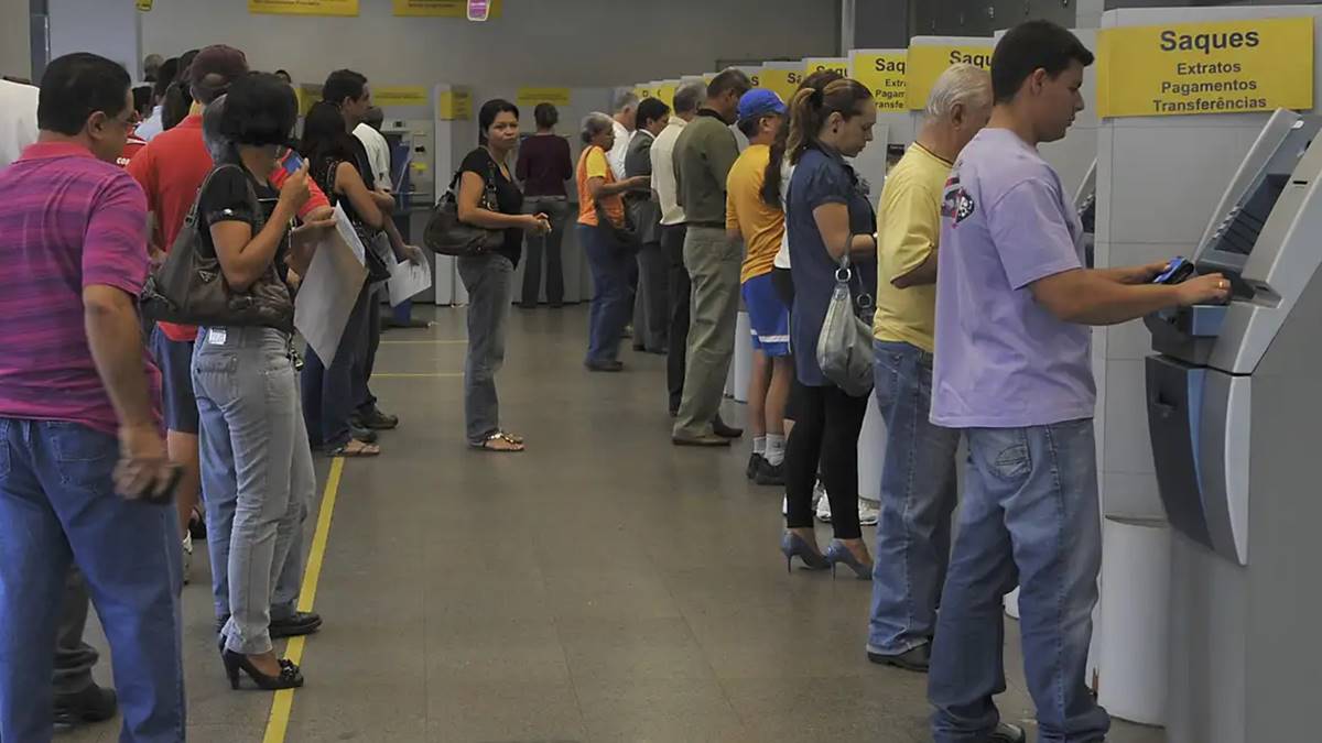 Imagem de uma agência bancária do Banco do Brasil. Expediente bancário tem horário especial para o fim de ano