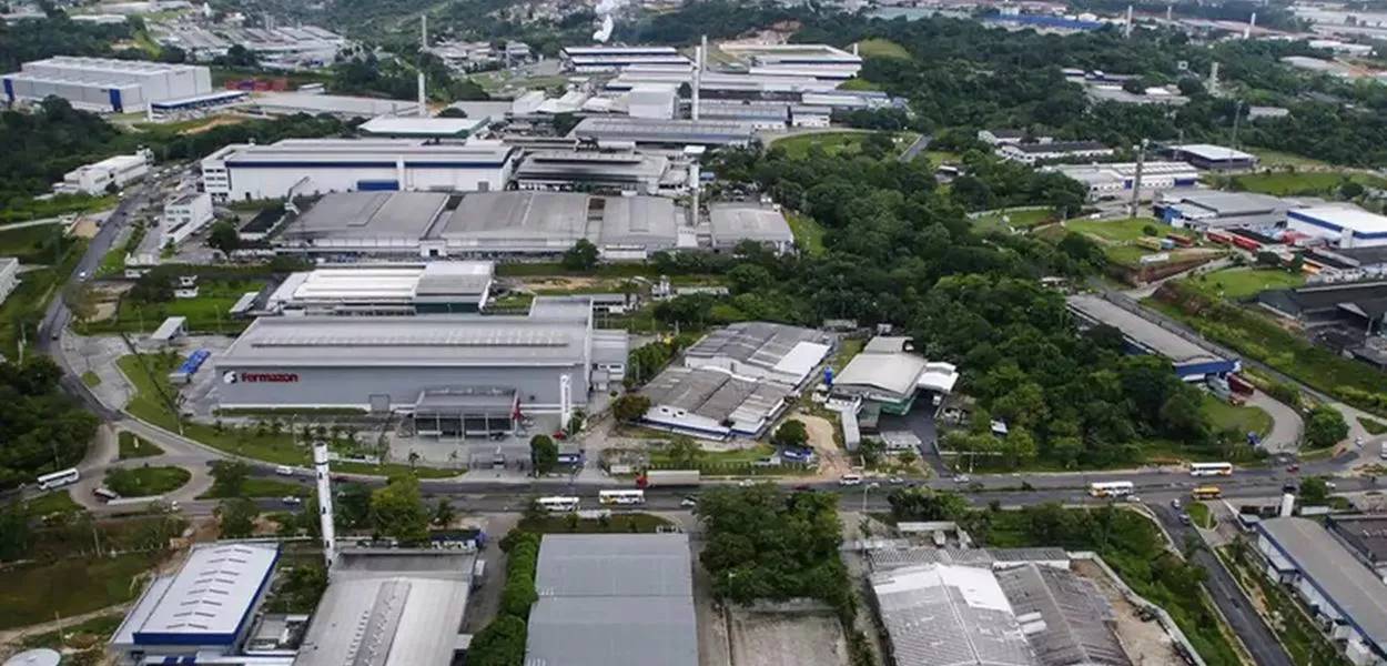 Foto do Polo Industrial de Manaus, onde o investimento da Coca-Cola em nova fábrica alcançou R$ 500 milhões
