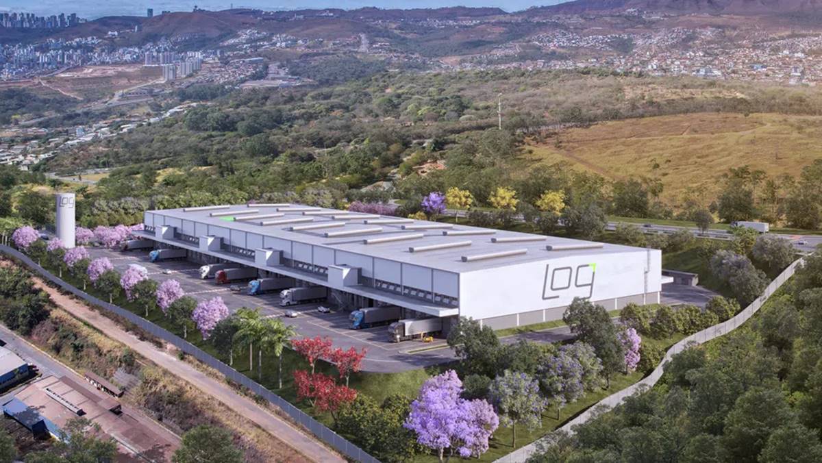 Vista aérea da sede da Log CP, empresa que anunciou nova política de dividendos aos acionistas