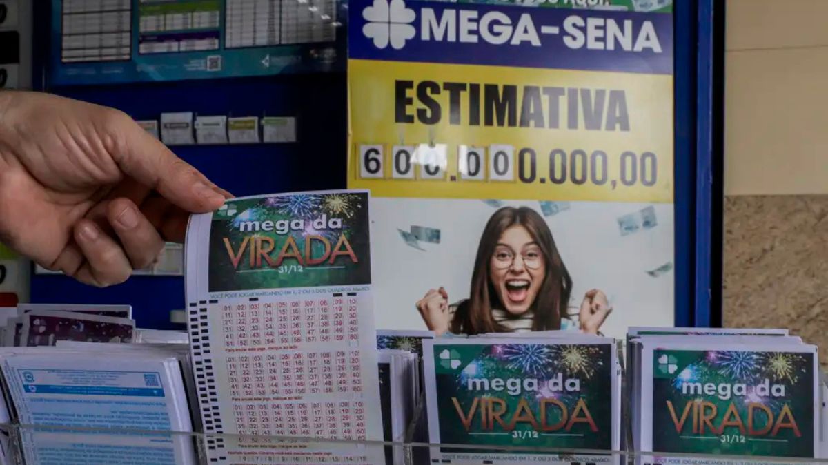 Imagem de um bilhete da Mega da Vira para ilustrar uma matéria jornalística