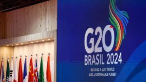 Imagem do local onde aconteceu o G20 no Brasil. PIB global de 2025 terá crescimento semelhante aos de 2024