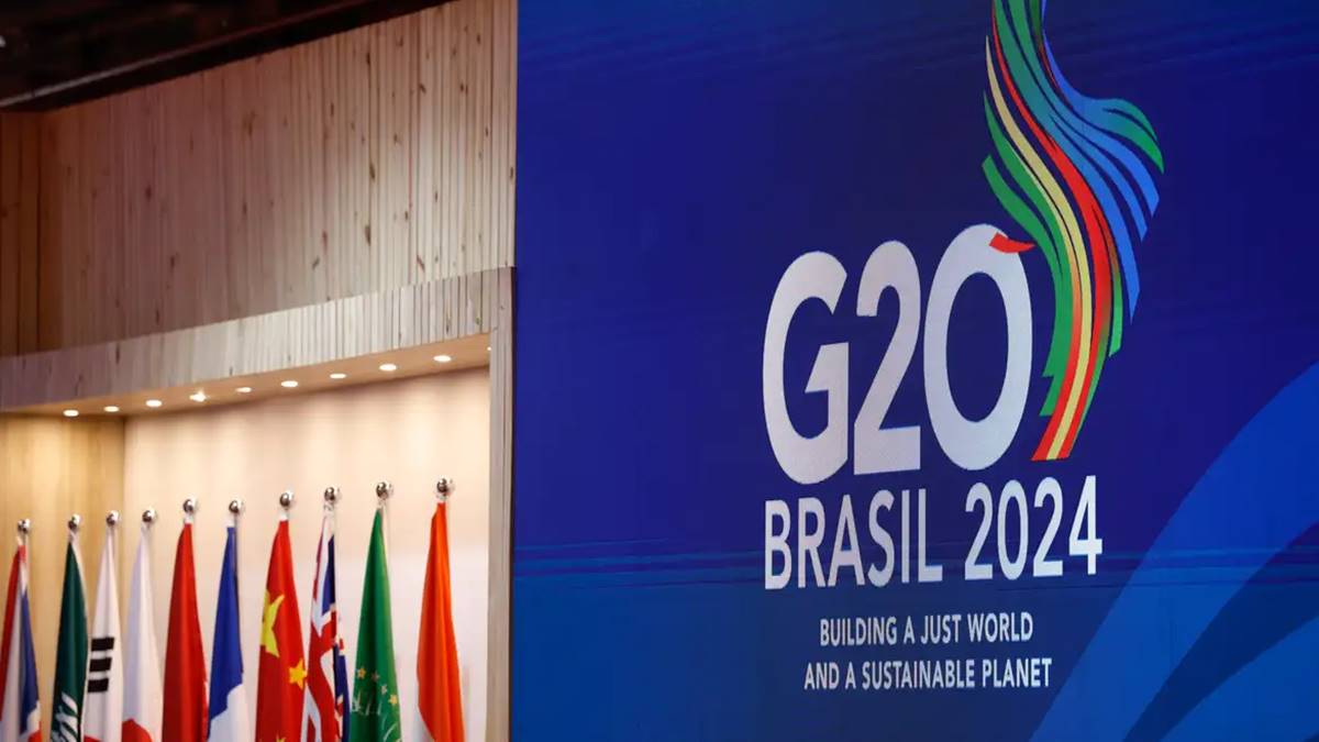 Imagem do local onde aconteceu o G20 no Brasil. PIB global de 2025 terá crescimento semelhante aos de 2024