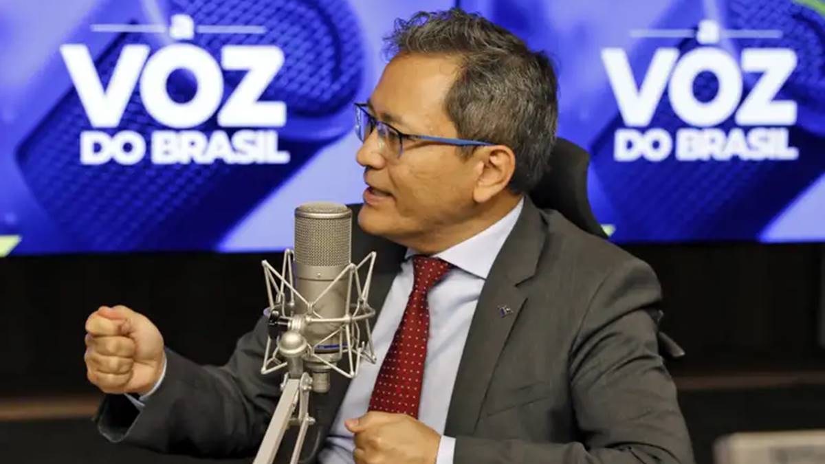 Imagem do secretário especial da Receita, Robinson Barreirinhas, durante o programa Voz do Brasil. Fiscalização do Pix vai evitar que se caia na malha fina, diz secretário especial da Receita Federal