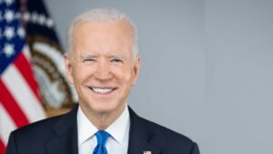Imagem do presidente dos Estados Unidos, Joe Biden para ilustrar uma matéria jornalística sobre a fusão da US Steel com a japonesa Nippon Steel.