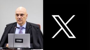Alexandre de Moraes multou a X em R$ 8,1 milhões por não fornecer dados de um perfil ligado a Allan dos Santos. Empresa recorreu, mas teve pedido negado.