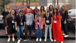Participantes da SP House no SXSW 2025, representando startups, investidores e empresas da economia criativa em um hub de inovação global.