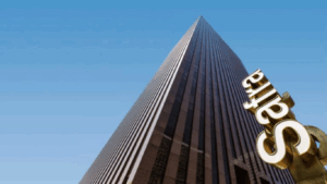 Fachada do banco Safra