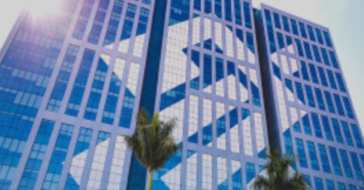 A imagem mostra a fachada de uma unidade do Banco do Brasil para representar o crédito do trabalhador BB