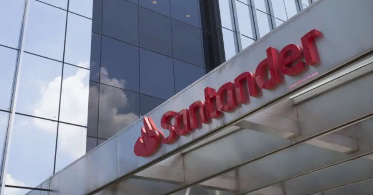 Gráfico mostra evolução do lucro gerencial do Santander no primeiro trimestre de 2025