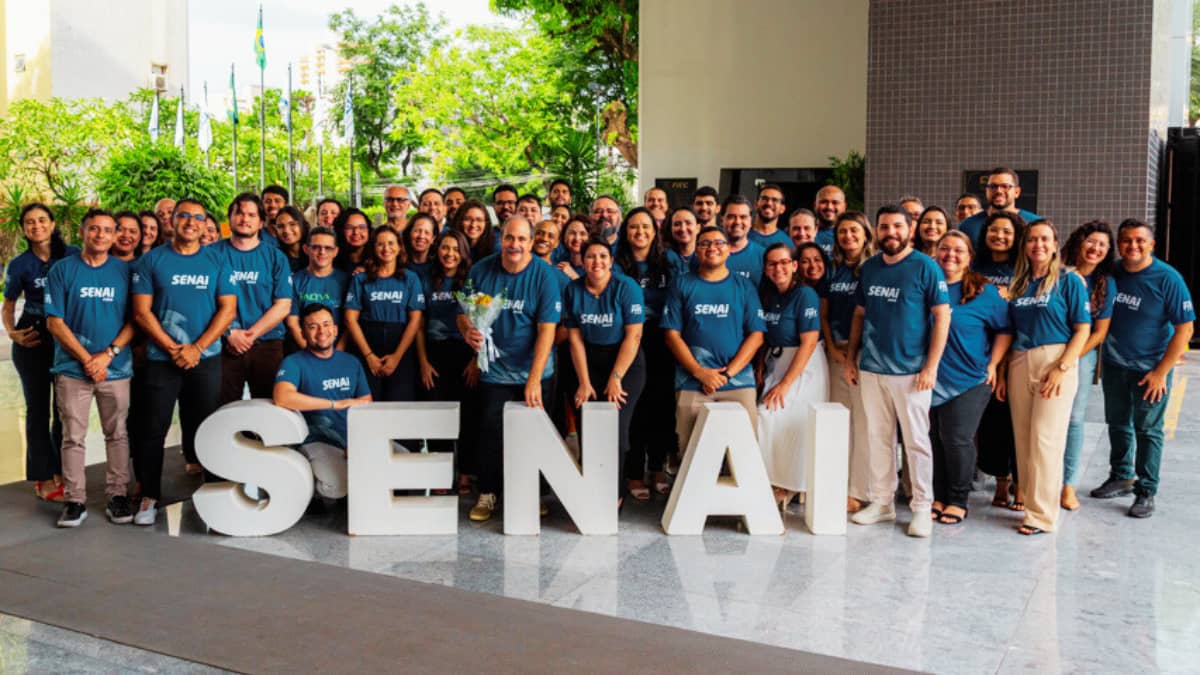 Equipe do SENAI Ceará é premiado por desempenho com 1ª colocação nacional