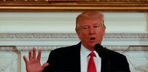 imagem mostra Donald Trump, presidente dos Estados Unidos.