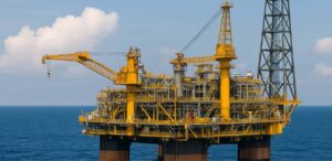 Plataforma de petróleo no pré-sal