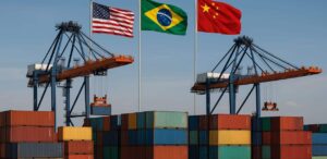 taxa de importação para o Brasil em cenário de guerra comercial com EUA e China