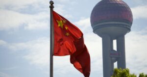 A imagem mostra a bandeira da China para representar que empresas chinesas vão investir R$ 27 bi no Brasil
