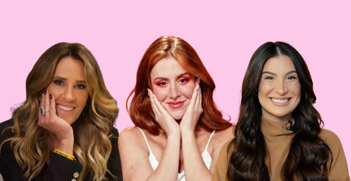 A imagem mostra as mães e empreendedoras Karla Felmanas, Mari Maria e Bianca Andrade, respectivamente para representar mães que são mulheres de negócio