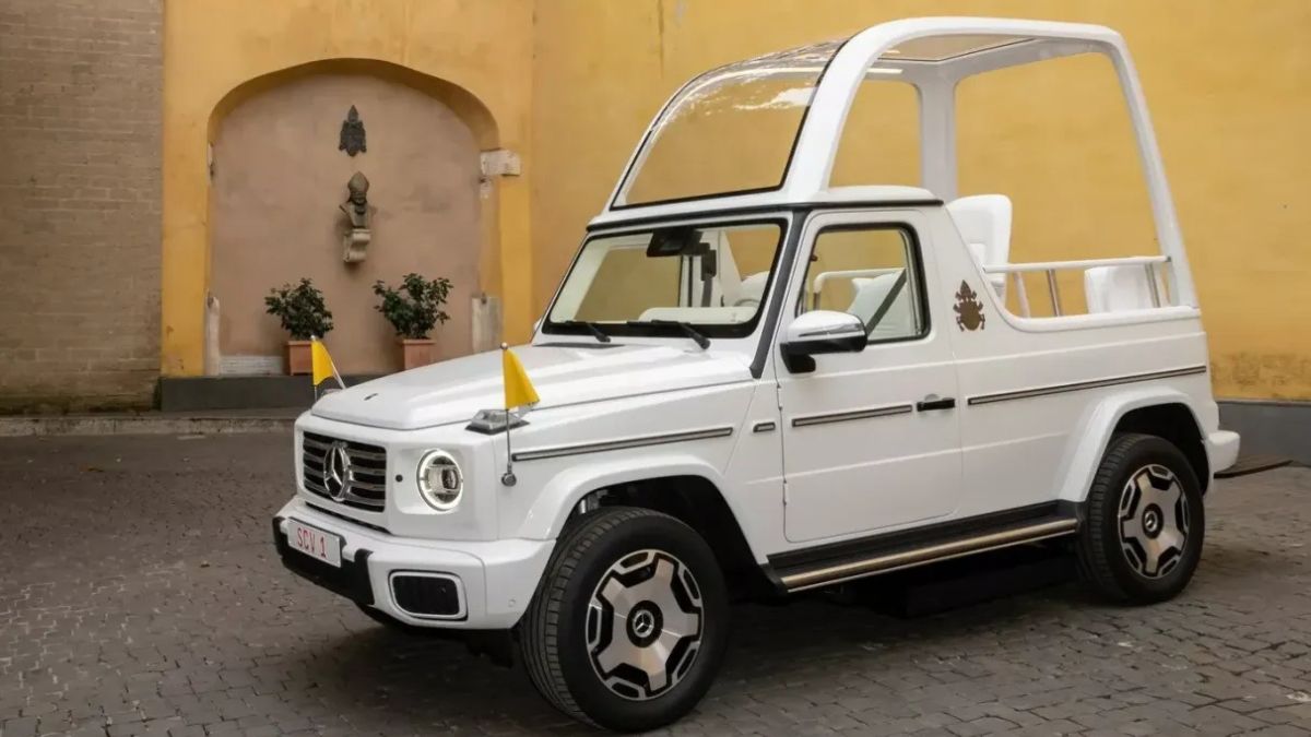 Mercedes cria papamóvel elétrico para o Vaticano, usado por Papa Leão XIV, reforçando a mensagem ambiental da Igreja e a tradição com inovação.