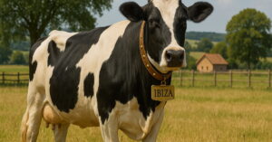Vaca Ibiza é destaque do nelore pelagens e bate recorde em leilão de genética bovina