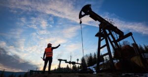 Gráfico mostra variação nos estoques de petróleo nos EUA na última semana