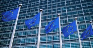 Autoridades da União Europeia em reunião sobre tarifas de importação dos EUA