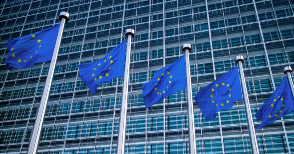 Autoridades da União Europeia em reunião sobre tarifas de importação dos EUA