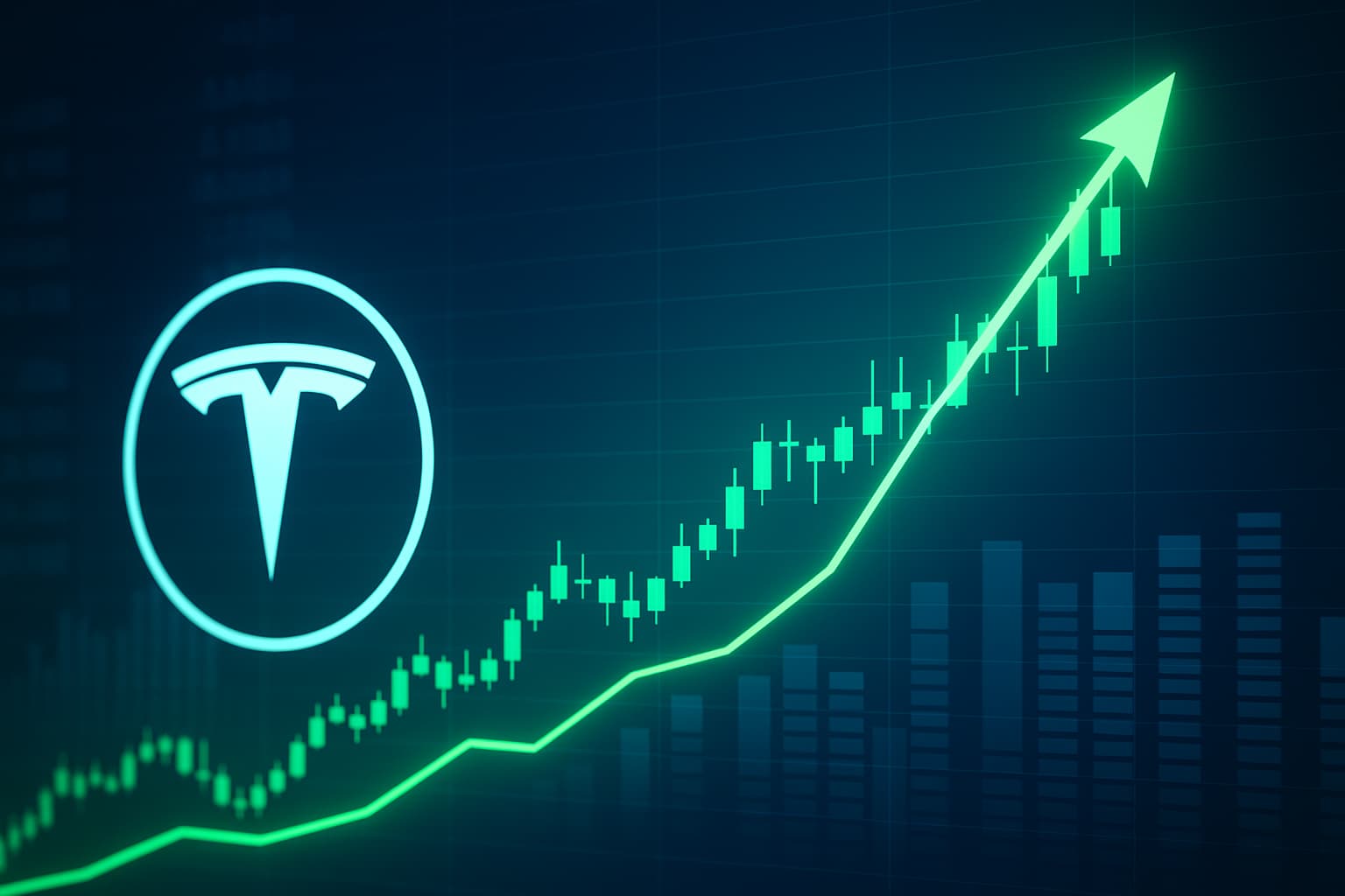 Gráfico mostra alta recente das ações da Tesla após saída de Elon Musk do governo Trump
