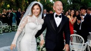 Casamento bilionário de Jeff Bezos e Lauren Sánchez em Veneza, com cerimônia luxuosa e convidados multimilionários.