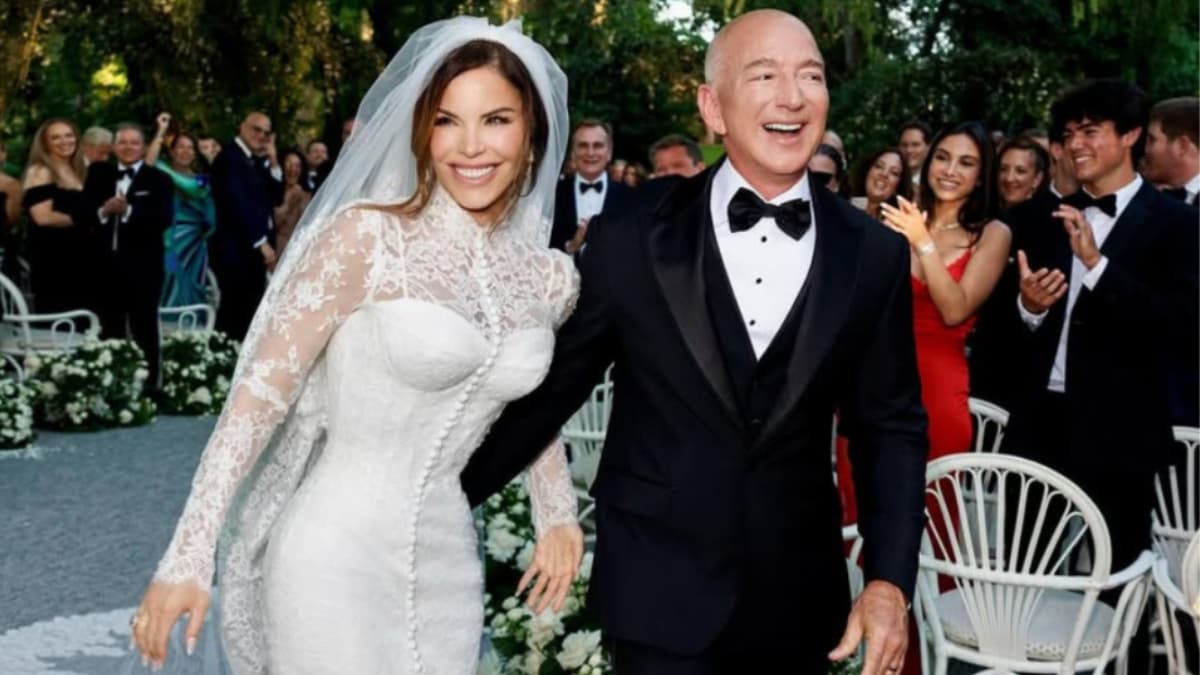 Casamento bilionário de Jeff Bezos e Lauren Sánchez em Veneza, com cerimônia luxuosa e convidados multimilionários.
