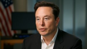 Elon Musk no governo Trump em cenário institucional