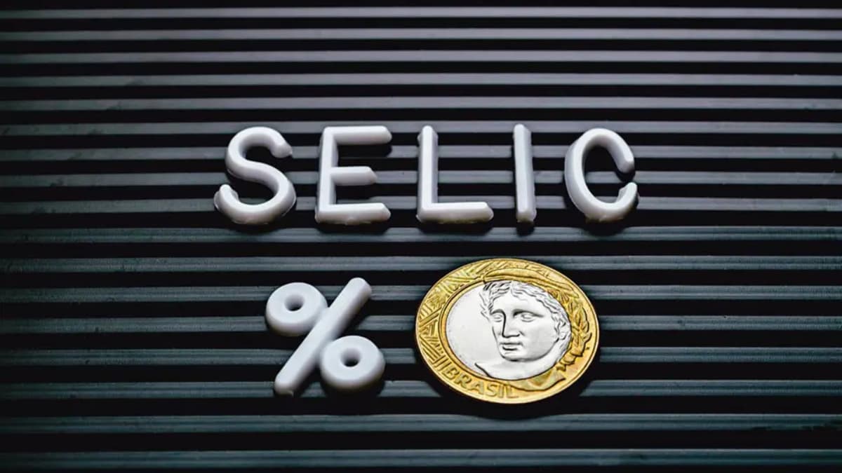 Decisão do Copom sobre a Selic em junho representada com moeda e símbolo percentual