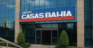 Fachada da sede da Casas Bahia após transformação da estrutura de capital