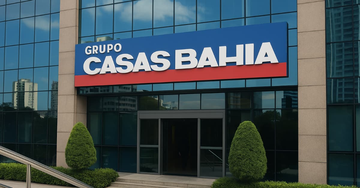 Fachada da sede da Casas Bahia após transformação da estrutura de capital