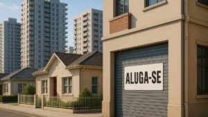 Inadimplência de aluguel no Ceará representada por imóveis residenciais e comerciais disponíveis para locação