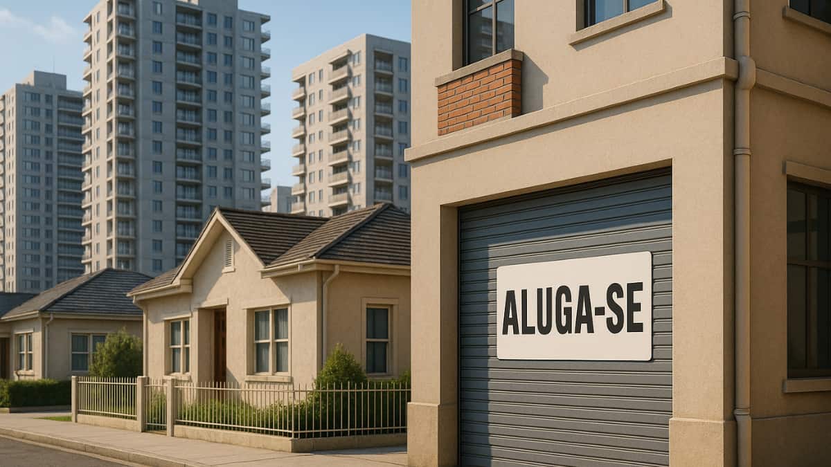 Inadimplência de aluguel no Ceará representada por imóveis residenciais e comerciais disponíveis para locação