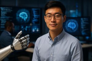 Imagem representa o investimento da Meta na Scale AI com foco na superinteligência artificial.