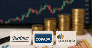 Anúncio de juros sobre capital próprio 2025 por Telefônica, Copasa e Neoenergia