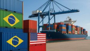 Volume exportações brasileiras para os EUA.