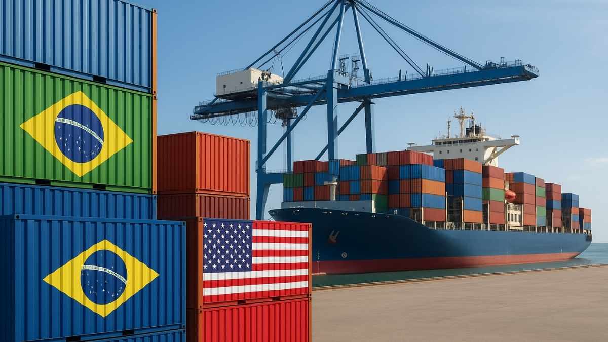 Volume exportações brasileiras para os EUA.