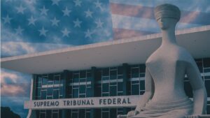 ministros do STF com visto cancelado em tensão diplomática com os EUA.
