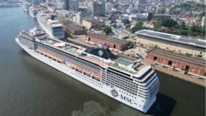 navios serão usados como hotéis na COP30 atracados em porto brasileiro.