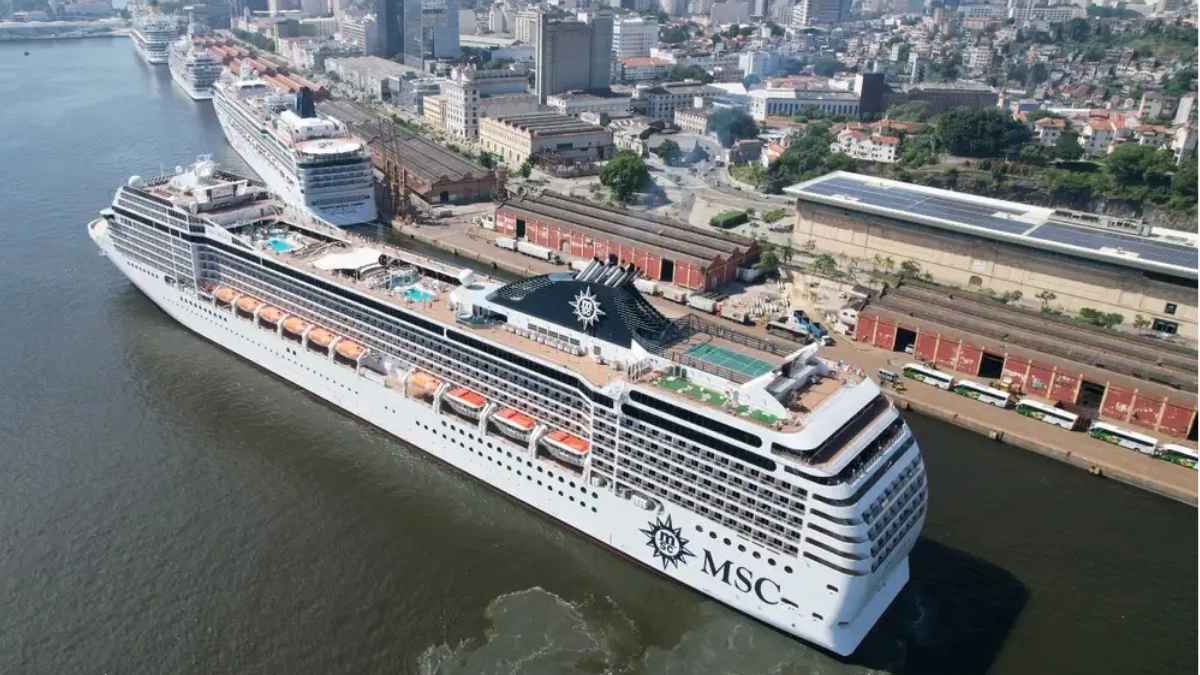 navios serão usados como hotéis na COP30 atracados em porto brasileiro.