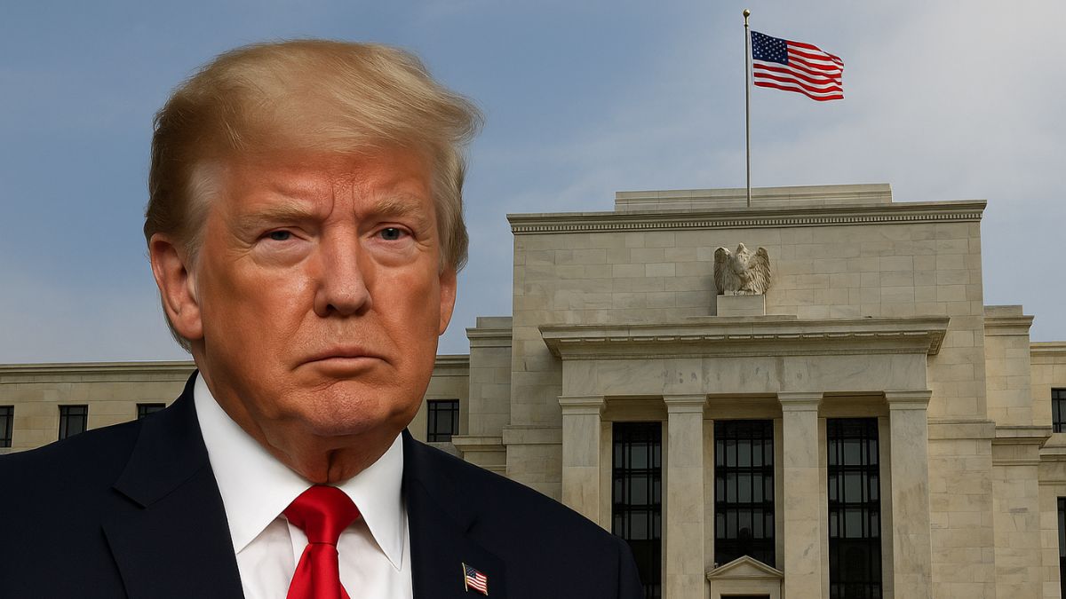 Donald Trump e Federal Reserve em disputa política e econômica