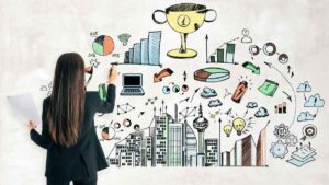 IA na economia criativa aplicada a setores como design, negócios e inovação visual
