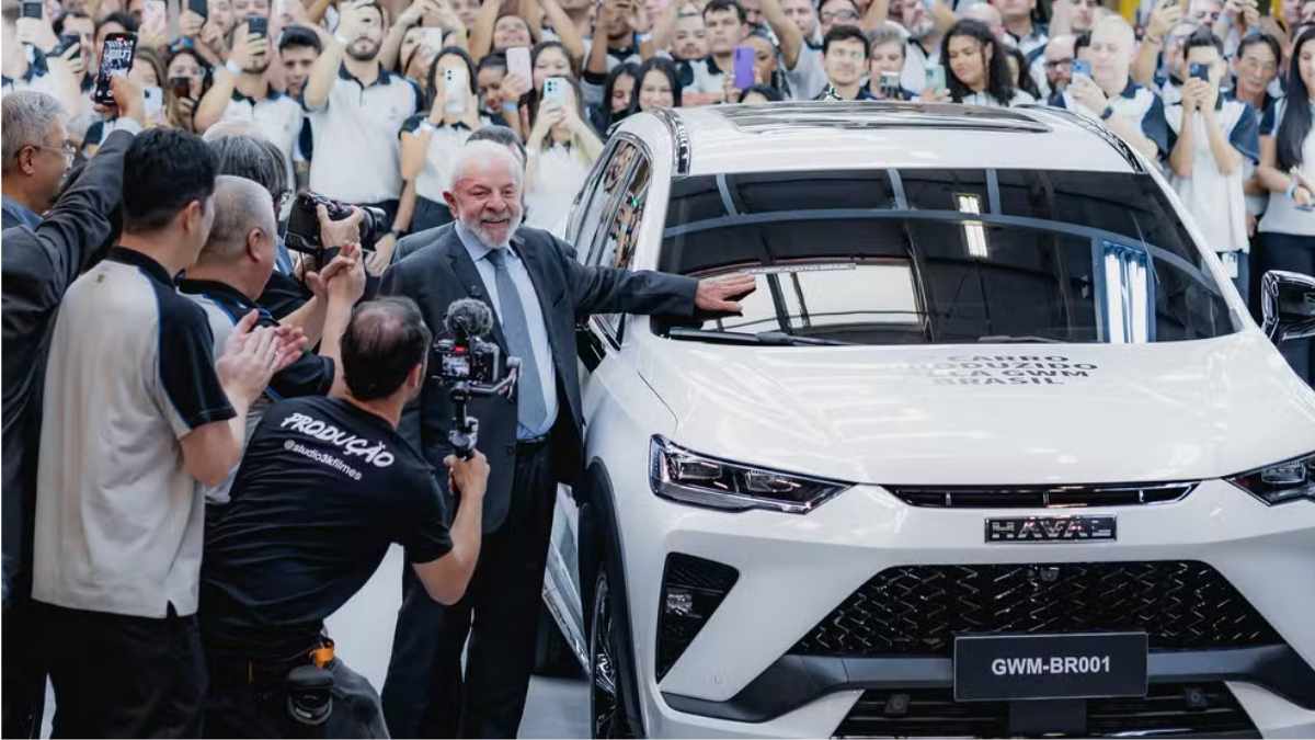 fábrica da GWM em Iracemápolis inaugurada por Lula