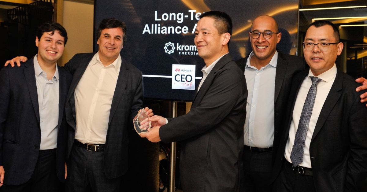 Kroma Energia recebe Prêmio Huawei