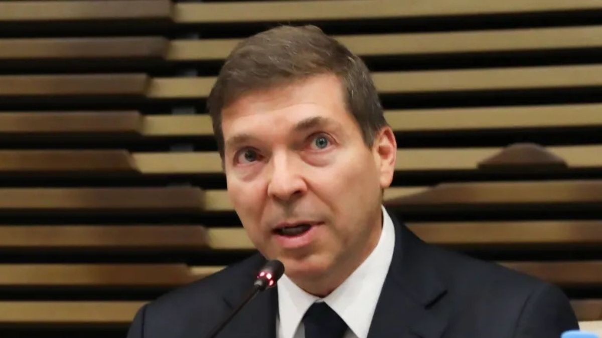 Presidente da Fiesp Josué Gomes da Silva durante anúncio de apoio ao Plano Brasil Soberano.