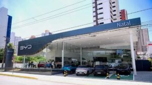BYD Carmais Natal liderança em veículos eletrificados