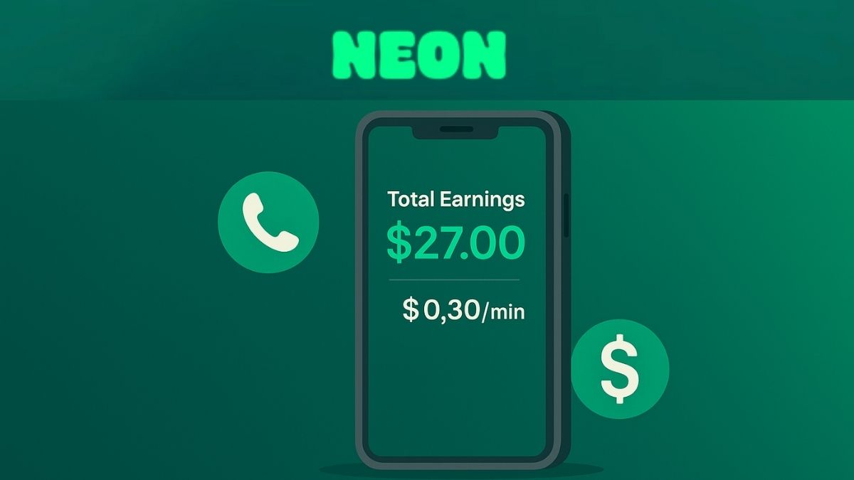 Neon Money Talks, aplicativo que paga por gravação de chamadas